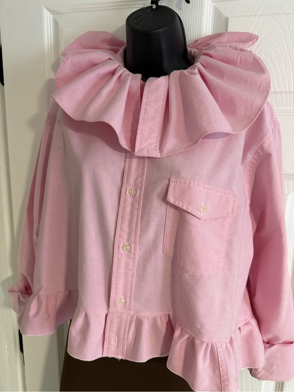 Men’s Repurposed Ruffle Button-Front Top - Ralph Lauren - Picture 3 of 6